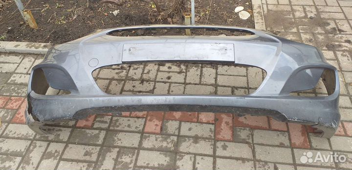 Бампер передний на хёнде солярис