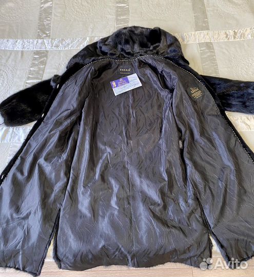 Шуба норковая с капюшоном 42 44