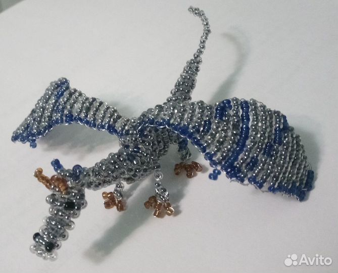 Дракончик из бисера