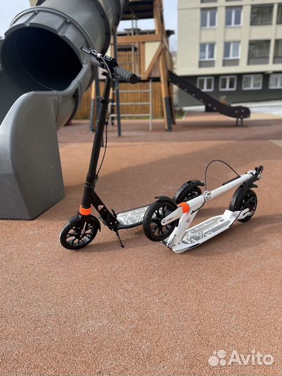 Самокат складной с амортизатором
