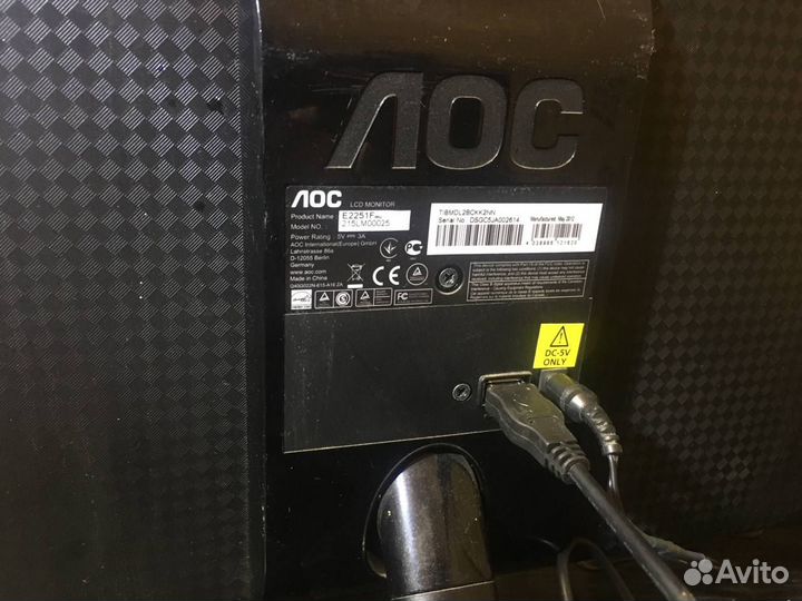 Монитор AOC E2215Fwu