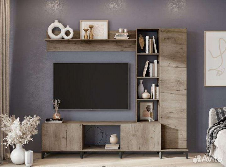 Стенка Аурелия крафт серый