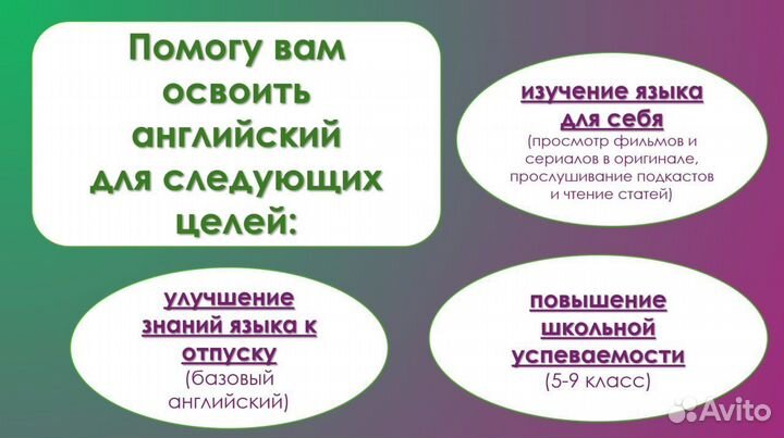 Репетитор по английскому языку