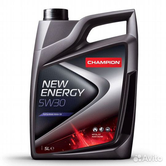 Моторное масло Champion Oil New Energy 5W-30 синте