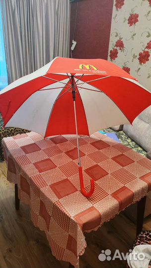 Зонт с символикой Макдональдс