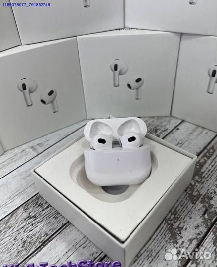 Наушники AirPods 3 Оригинал+Подарок (Арт.21854)