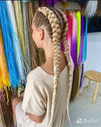 Плетение афрокосичек
