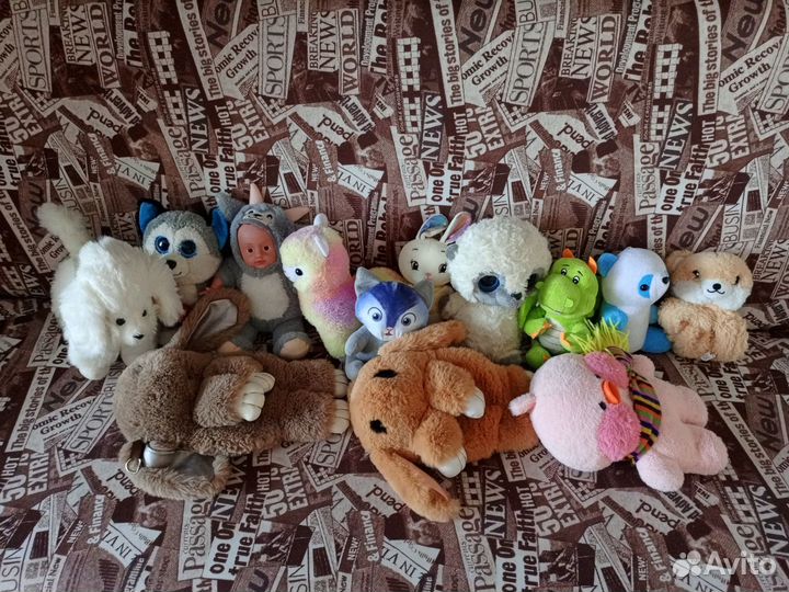 Мягкие игрушки пакетом