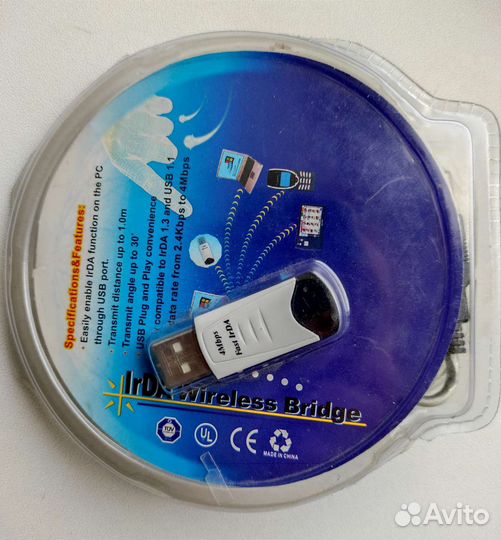 USB инфракрасный порт iRdA