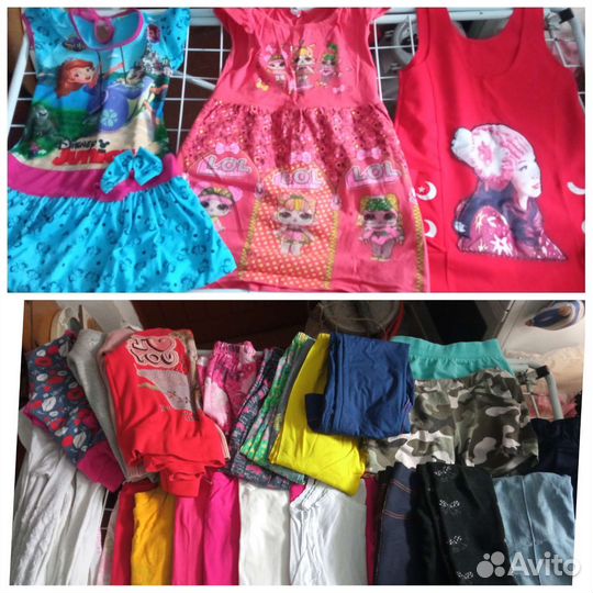 Вещи на девочку3-7л