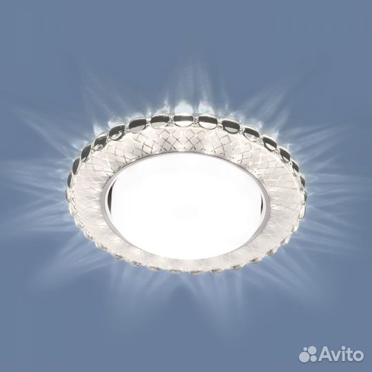 Светильник встраиваемый металлический и акриловый