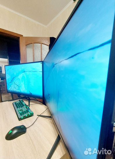 2 монитора 31.5 dexp IPS 75 гц - модель - QF321K