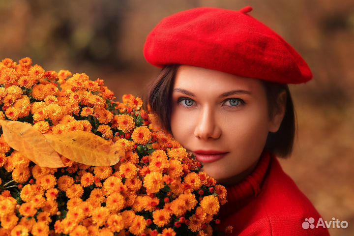 Фотограф, осенний фотодень, фотосессия с животными