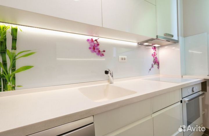 Стеклянный фартук по размерам