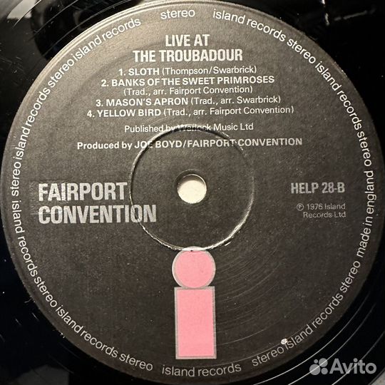 Fairport Convention – Live AT The L.A. Troubadour