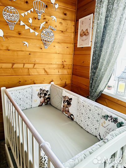 Комплект в кроватку для новорожденного