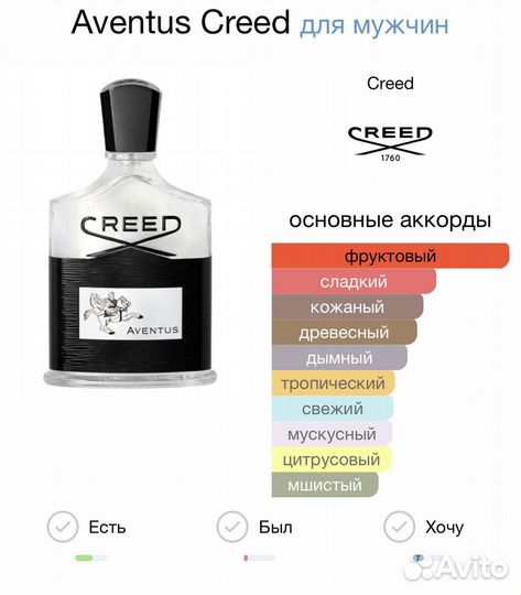 Creed Aventus 25 мл Духи/Парфюм/Тестер