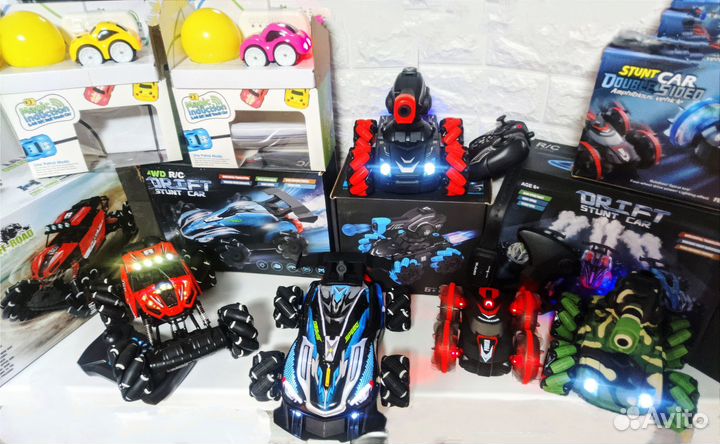 Машинка на радиоуправлении Амфибия Танк Гоночная