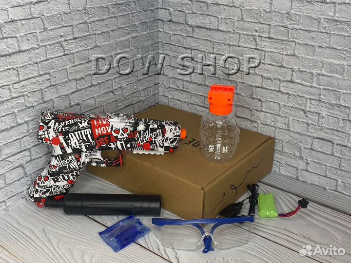 Детский пистолет glock orbeez Красный