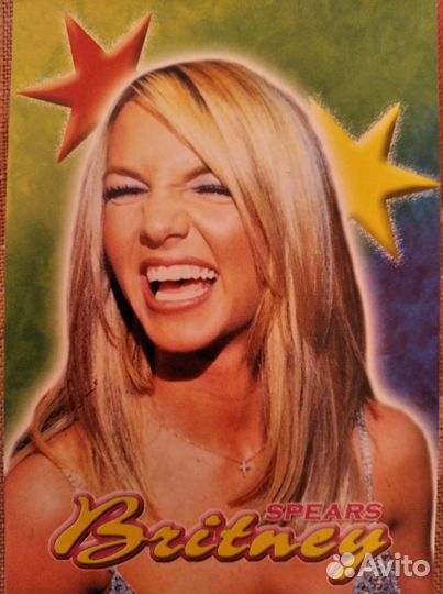 Календарик карманный 2002 г. Britney Spears. Бритн