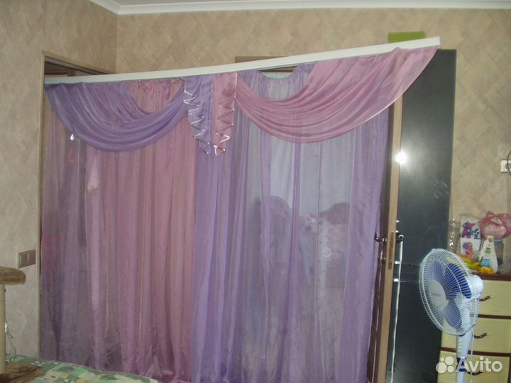 Тюль с ламбрекеном