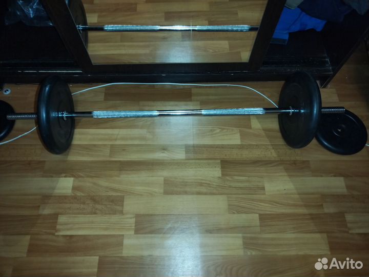 Штанга с блинами 30 кг