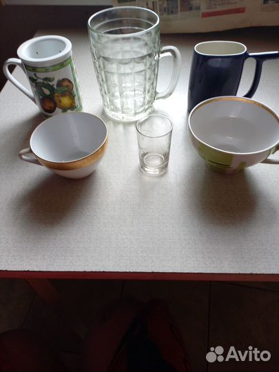 Кружки,чашки СССР производство лфз, Дулево