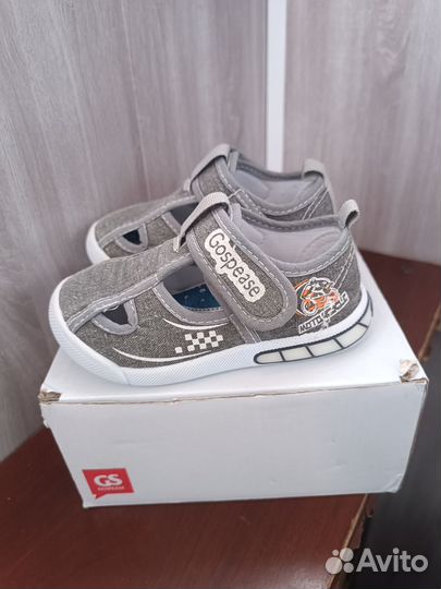 Сандали текстильные 23 р-р