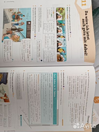 Hueber A2.1 учебник и рабочая тетрадь по немецкому