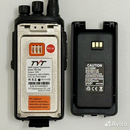 Рация TYT MD 680 DMR с шифрованием