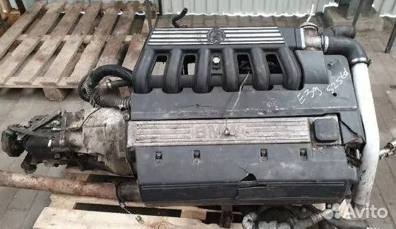 Двигатель в сборе АКПП бмв 525tdi Е39