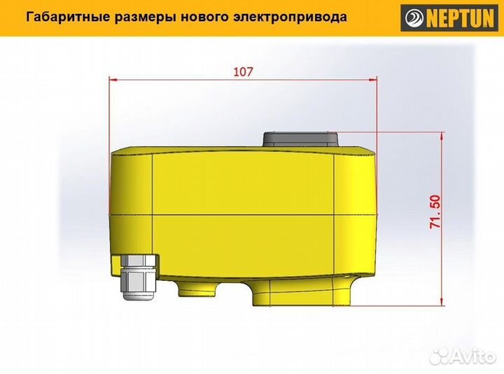 Кран с электроприводом Neptun profi 220В 1 дюйм