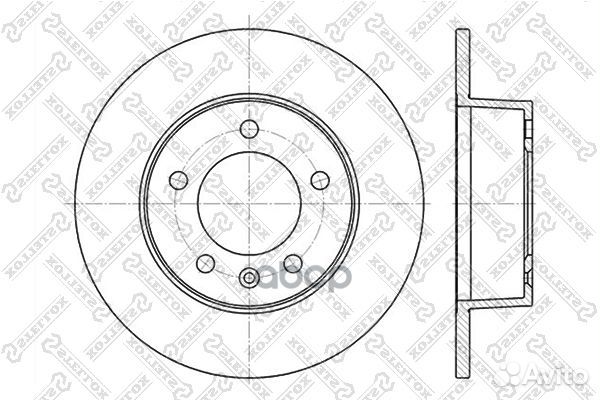 6020-3643-SX диск торм. зад. Renault Master all
