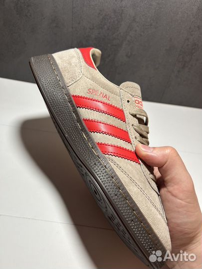 Adidas spezial moscow beige red замшевые 41-45