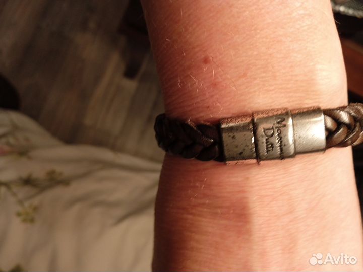 Кожаный браслет Massimo Dutti женский