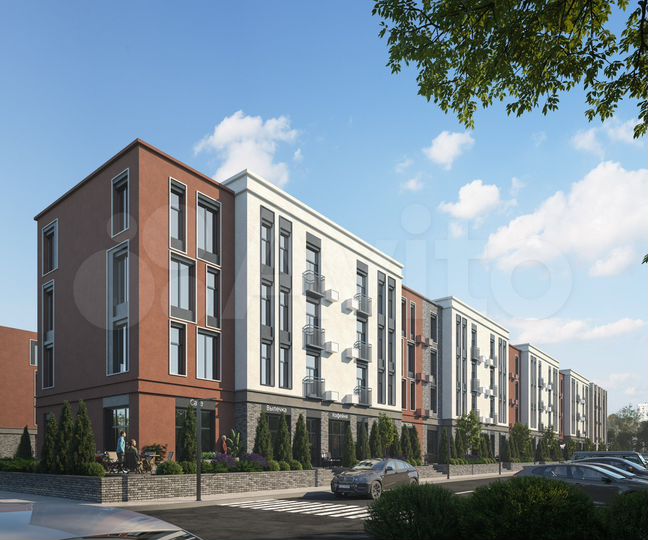 1-к. квартира, 45,2 м², 2/4 эт.