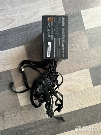 Блок питания cooler master MWE 500 bronze