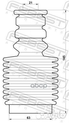 Пыльник переднего амортизатора с отбойником ком