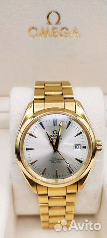 Часы omega seamaster gold объявление продам