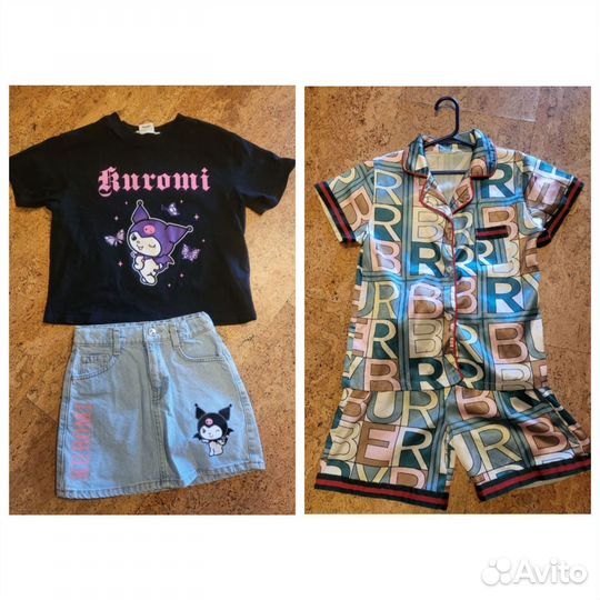 Вещи пакетом на девочку