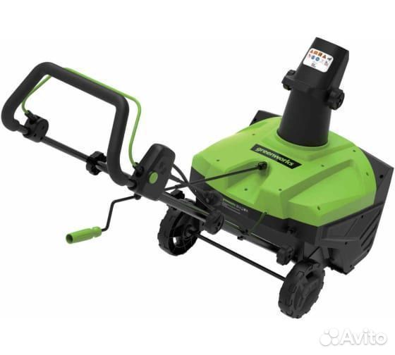 SN2300 greenworks Электрический снегоуборщик