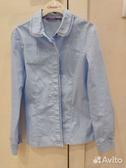 Блузка школьная для девочки 146 см