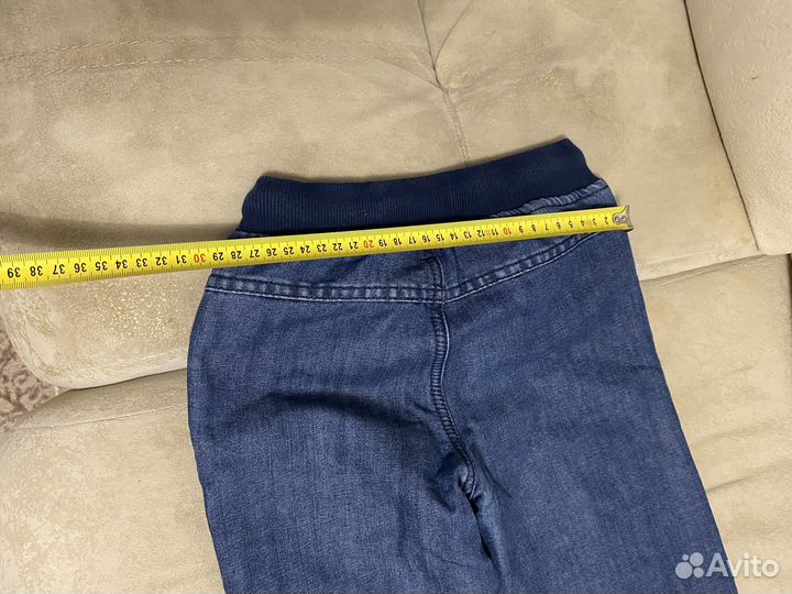 Джинсы теплые