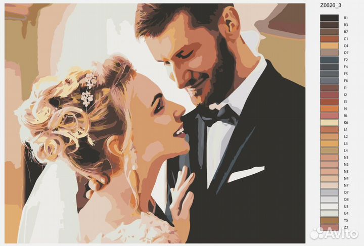 Картина по номерам на заказ