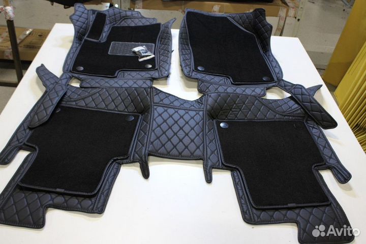 Автомобильные 3D коврики. Коврики из экокожи