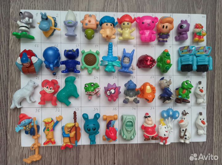 Игрушки из киндера сюрприза