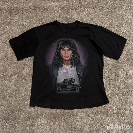 Винтажная футболка Giant aerosmith pump y2k