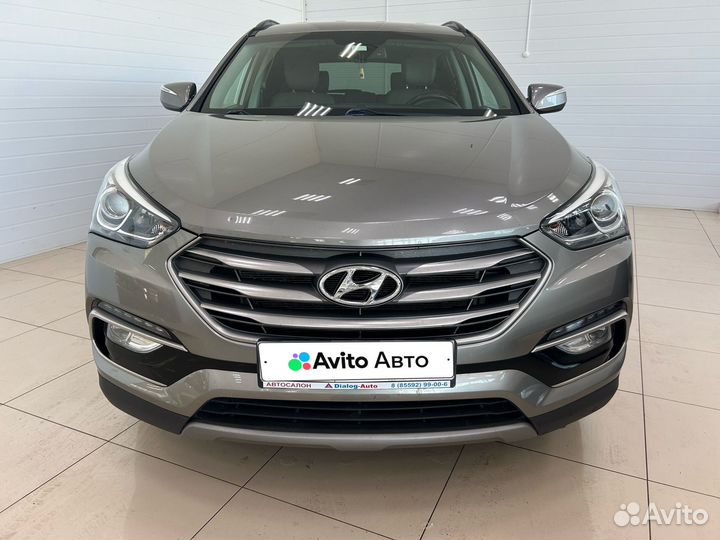 Hyundai Santa Fe 2.4 AT, 2017, 157 000 км