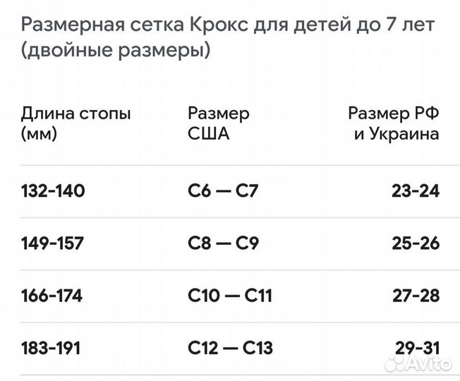 Резиновые сапоги crocs c8 (25р)