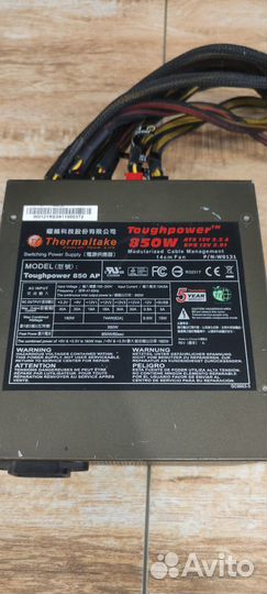 Блок питания Thermaltake toughpower 850w